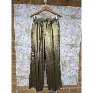 8 PM the label metallic pull up pants size XS